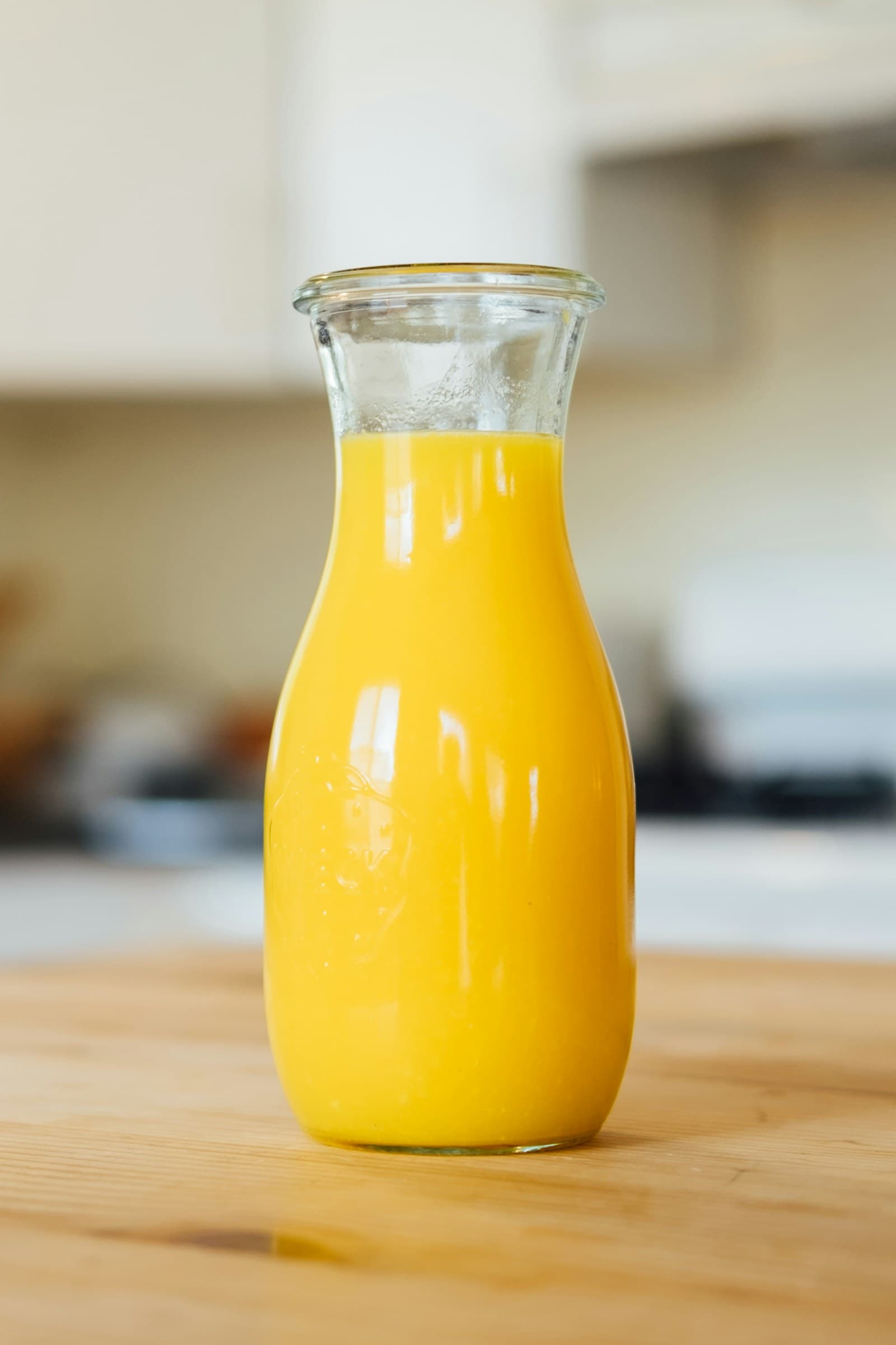 A bottle of freshly pressed ginger shot